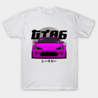 Pink GT 86 Front T-Shirt